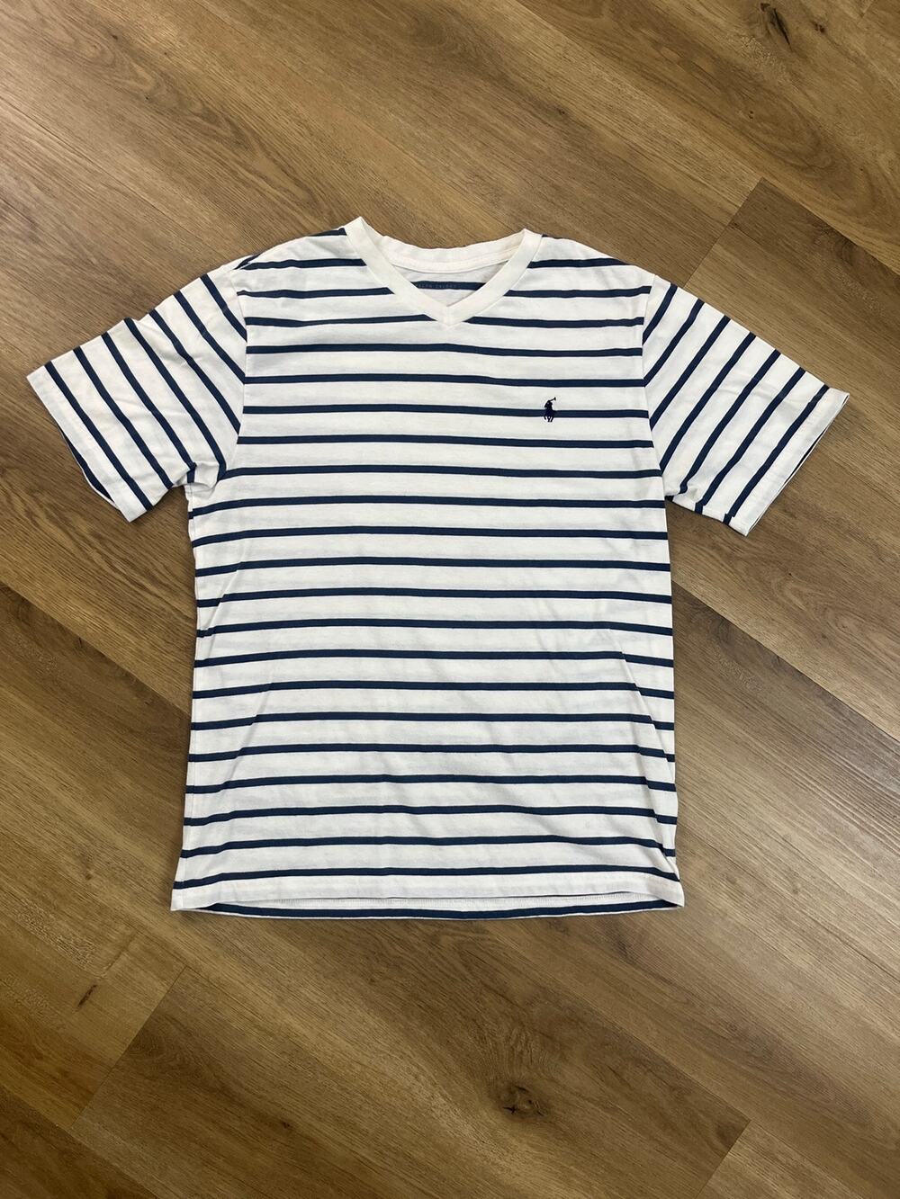 Polo Ralph Lauren Striped V-Neck Tee Size S